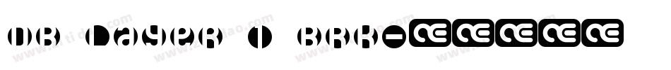 DB Layer 1 BRK字体转换